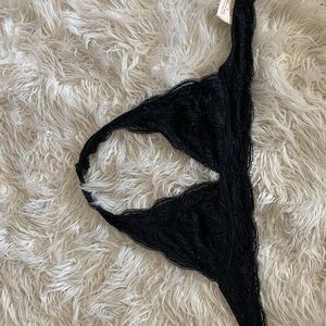 Black lace urban outfitters bralette